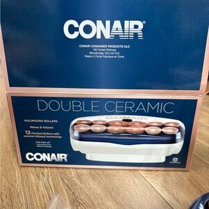 Conair Double Ceramic Volumizing Rollers - Rose Gold